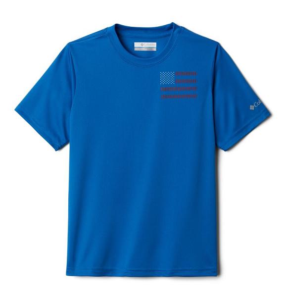 Columbia Grizzly Grove T-Shirt Blue For Boys NZ42370 New Zealand